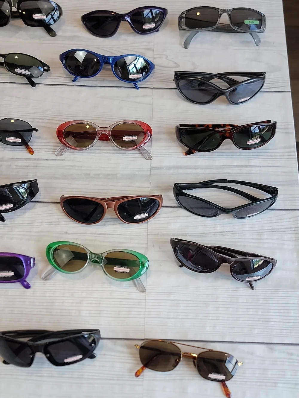Assorted NWOT Sunglasses Lot - 23 Items Small sizes Kids /Young Adult